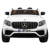 Auto Mercedes GLC 63S dla dzieci Biały SUV + Napęd 4x4